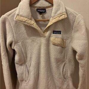 Patagonia Off-White Fleece Pullover